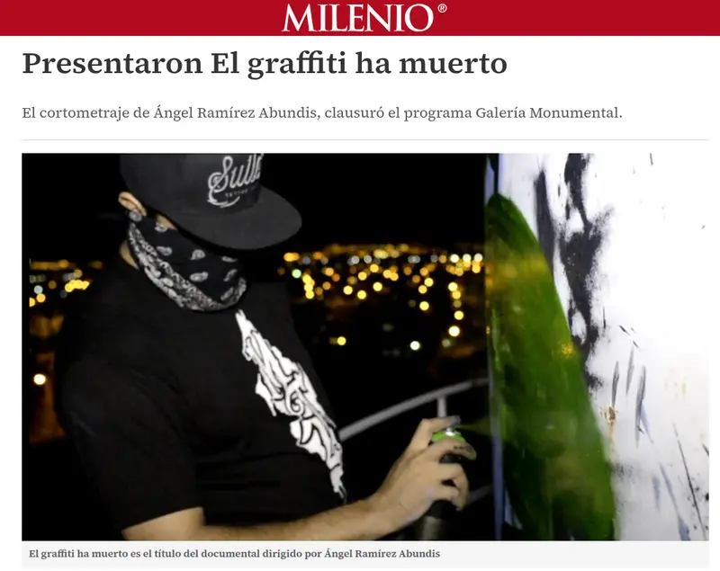 'Graffiti is Dead' Was Presented